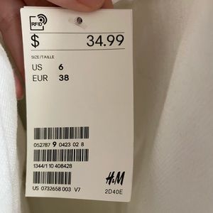 BRAND NEW White Overall Dress